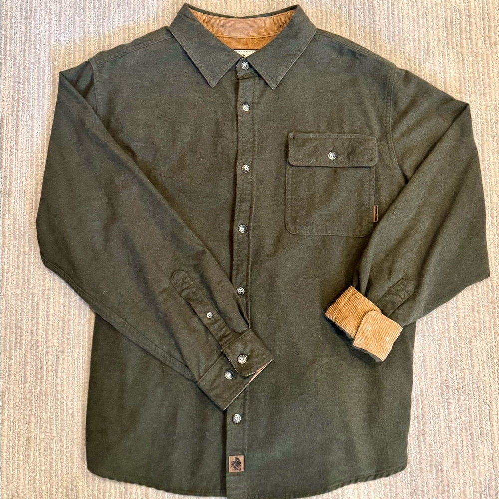 Legendary Whitetails Long Sleeve, Green, Button Down, Flannel Shirt
